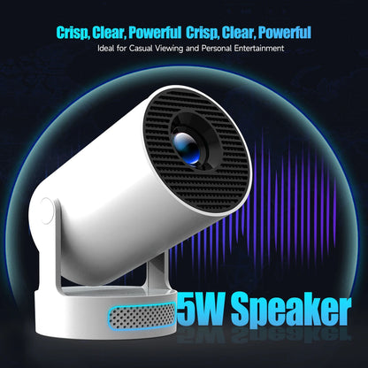 Magcubic HY300 Pro + Ultra Projector 4K 720P Portable Projector with WiFi 6 BT5.4 Auto Vertical Keystone 5W Speaker 180 Rotation