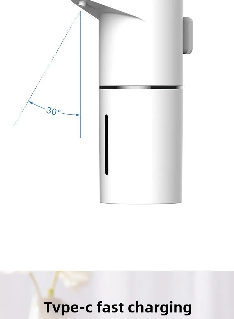 Household energy sensing multi gear contactless wall mounted vertical hand sanitizer rechargeable soap dispenser foam machine