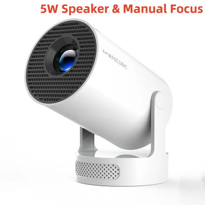 Magcubic HY300 Pro + Ultra Projector 4K 720P Portable Projector with WiFi 6 BT5.4 Auto Vertical Keystone 5W Speaker 180 Rotation