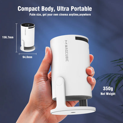 Magcubic HY300 Pro + Ultra Projector 4K 720P Portable Projector with WiFi 6 BT5.4 Auto Vertical Keystone 5W Speaker 180 Rotation
