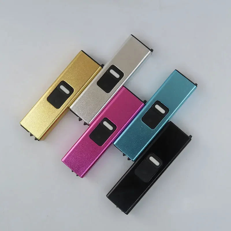 Portable High Power Pulse Single Arc Flameless Lighter Plasma USB Rechargeable Metal Windproof Lighter Creative Selected Gadgets